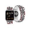 Apple Watch 7 41mm Hello Kitty Orjinal Lisanslı Çizgiler & Kitty Silikon Kordon resmi