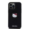 Apple iPhone 15 Pro Max Kılıf Hello Kitty Orjinal Lisanslı Magsafe Şarj Özellikli Kitty Head Deri Kapak resmi