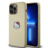 Apple iPhone 15 Pro Max Kılıf Hello Kitty Orjinal Lisanslı Magsafe Şarj Özellikli Kitty Head Deri Kapak resmi