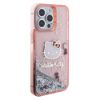 Apple iPhone 15 Pro Max Kılıf Hello Kitty Orjinal Lisanslı İkonik Sıvılı Glitter Kapak resmi